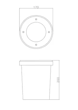 Тротуарный светильник Arte Lamp