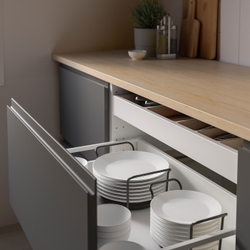 IKEA UPPDATERA  (ИКЕА УППДАТЕРА)  -  Держатель для тарелок, антрацит, 19-31 см