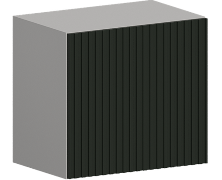 Кухня Модуль ШВГ 509 Графит / Насыщенно-зеленый