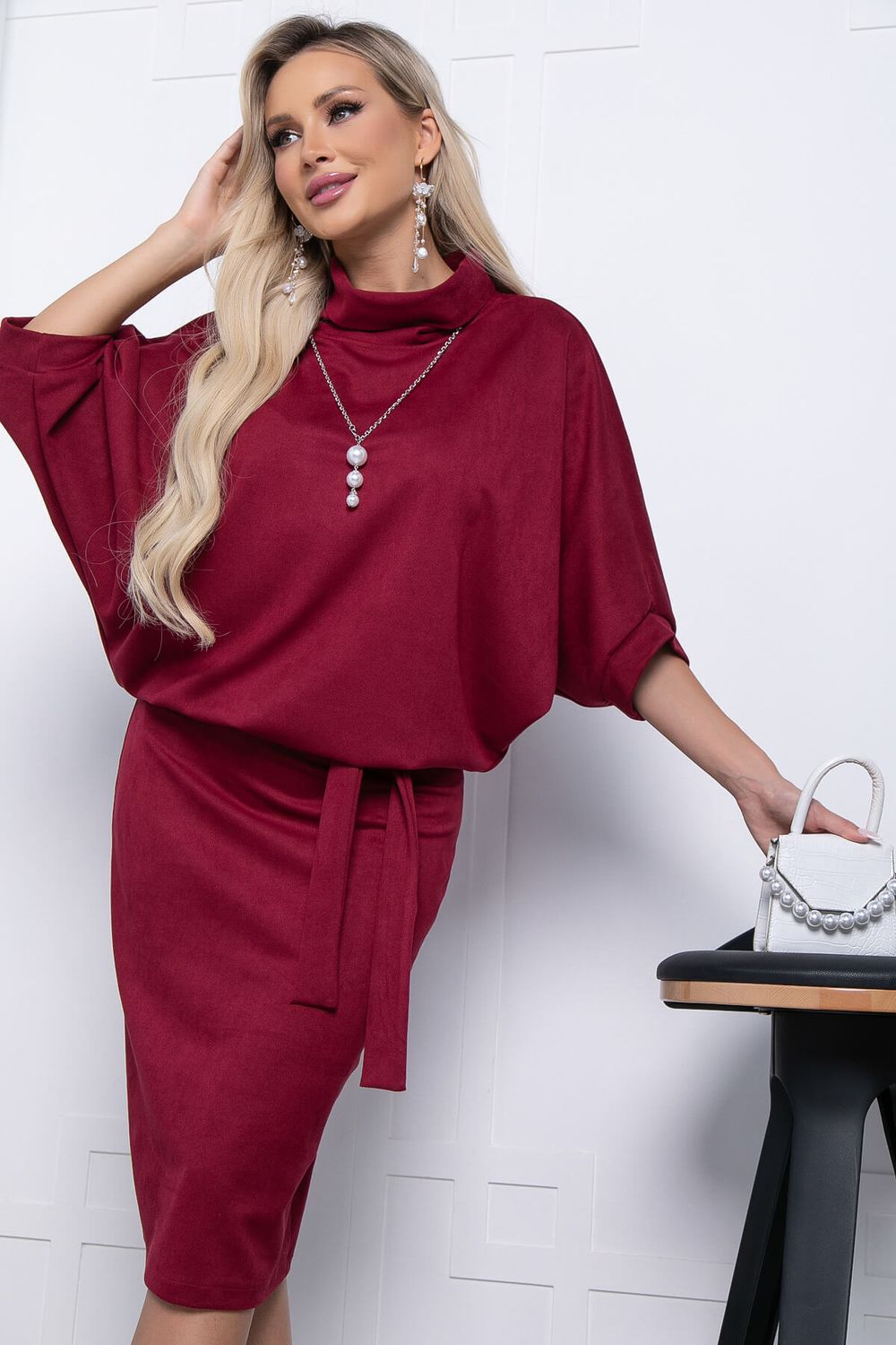 Платье "Антония" П7211 (ягодный) LT Collection (Акция)