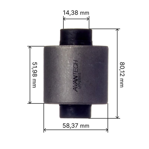 Сайлентблок задней цапфы, передний Avantech ASB0233