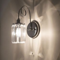 Citilux Синди CL330311 Бра хрустальное с выключателем Хром