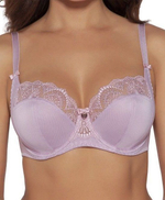 Бюстгальтер на косточках с нежными кружевными элементами (Размер: 100C) (Цвет: черный)