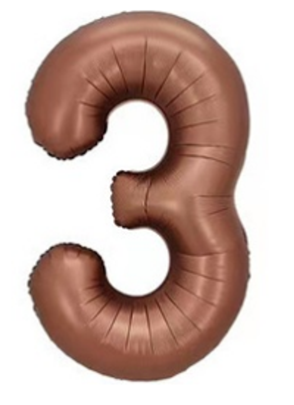 К Цифра 3 Шоколад 100 см.