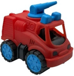 Пластмассовая игрушечная машина Пожарный маленкий (19*10*11см), РР 2023-034