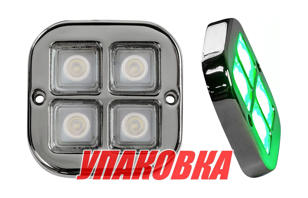 Подводный огонь, зеленый свет, 4w, Marine Rocket (упаковка из 4 шт.)