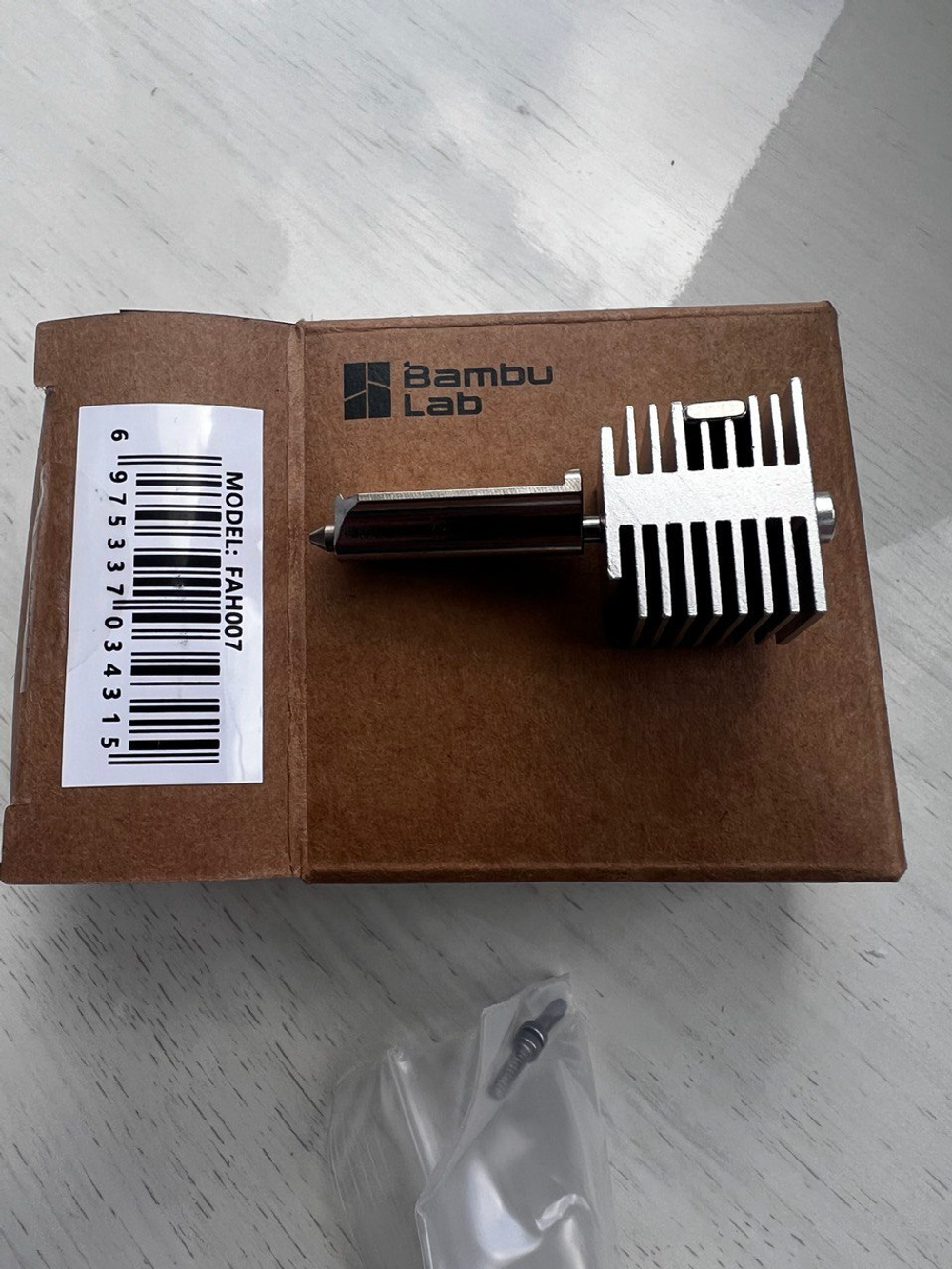 Хотэнд с соплом 0,4 мм из нержавеющей стали для 3Д принтера Bambu Lab A1/A1 mini (FAH007)