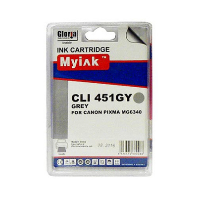 Картридж MyInk, аналог CANON CLI-451 XLGY PIXMA для MG6340/7140 Gray (12ml, Dye)
