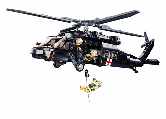 Modelbircks U.S. Army medical helicopter