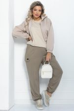 Брюки Браво (бежевые) Б11931 LT Collection