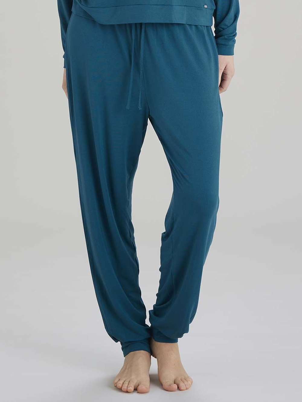 Штаны из вискозы для дома и отдыха (Размер: M) (Цвет: серый)