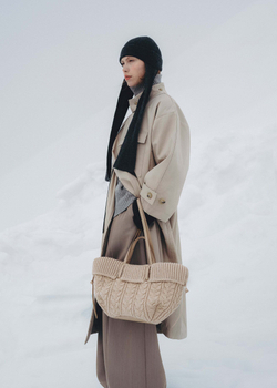 POLENE СУМКА CYME MINI, ЭКРЮ