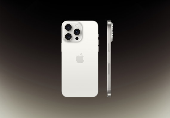 Телефон Apple iPhone 15 Pro Max 512Gb (White titanium)