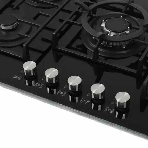 Газовая стеклянная варочная панель Korting HGG 9835 CTN
