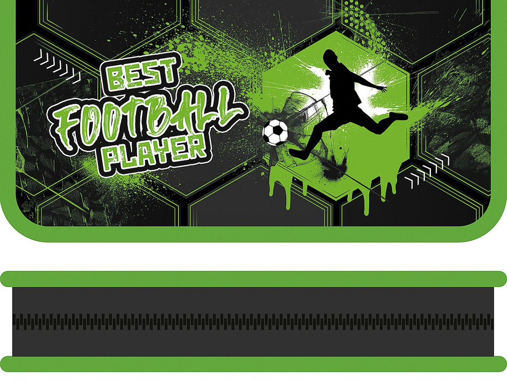 Пенал 1 секц. средний 190/90 "Планета футбола 2025" (Пчёлка)