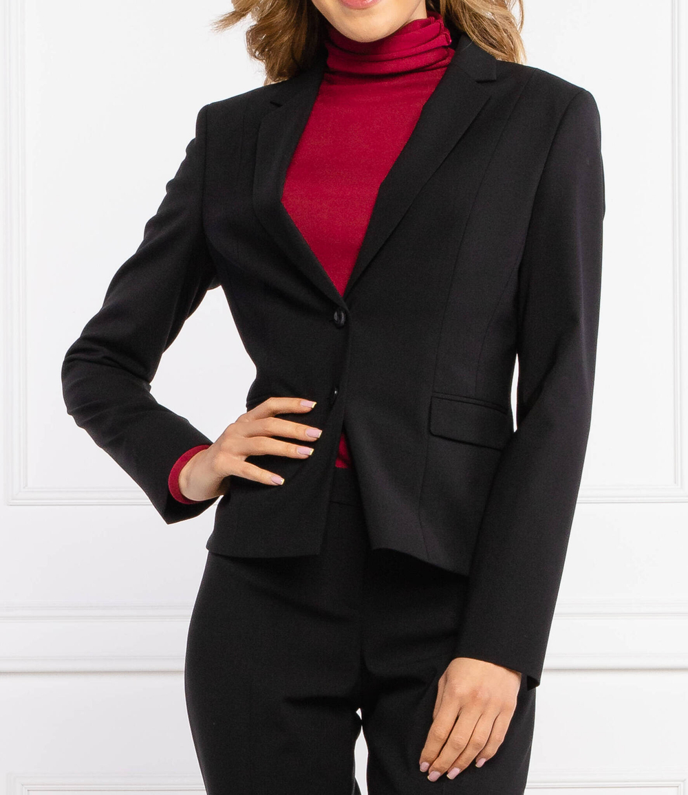 хлопковый пиджак jaru BOSS BLACK - черный(50291839)