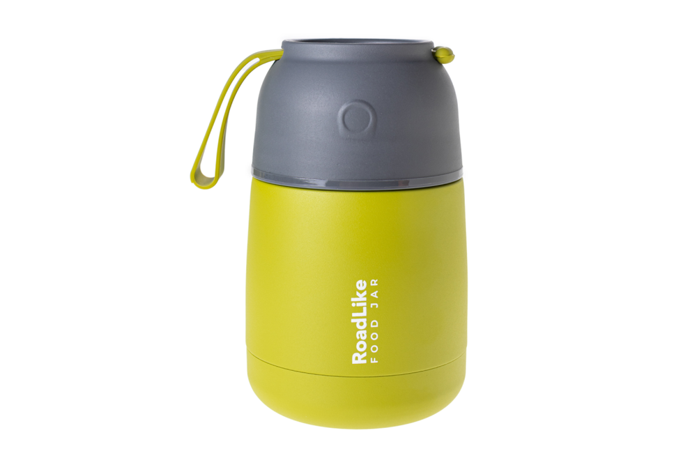 Термос для еды RoadLike Jar 420мл, зеленый