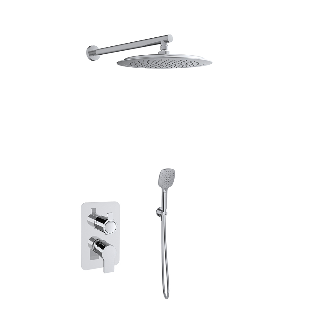 Душевая термостатическая система без излива с регулировкой высоты BLAUTHERM 941512RM300