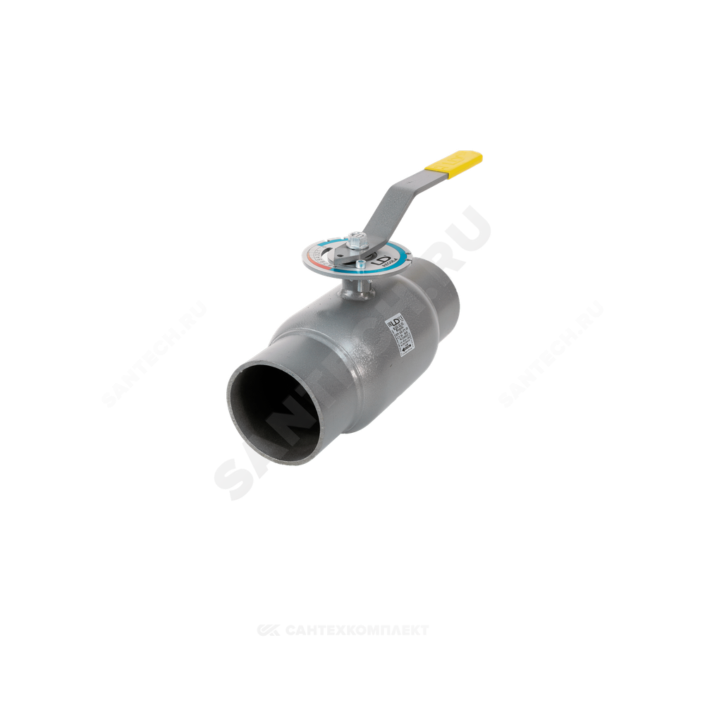 Кран шаровой балансировочный ручной сталь Regula Ду 80 Ру25 п/привар Kvs=137.96м3/ч без ниппелей LD КШ.Ц.П.Regula.080/070.025.Н/П.02