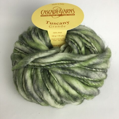 Tuscany  Меринос 100%, 1 моток/60м/100гр  Пряжа с утолщениями