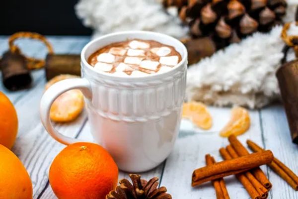 Кофе с мандаринами
