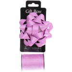 Набор для декорирования «Мерцание» бант d=10 см, лента 1,6 см (10м), Сиреневый