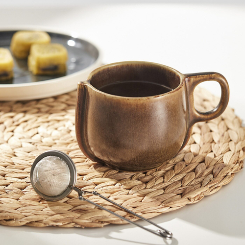 Кружка IKEA HASTEMAKRILL, Коричневый, 400 мл