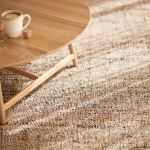 Журнальный столик, 100х100х36, Хаше, круглый, деревянный, дубовый, La Redoute