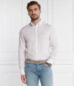 Льняная рубашка PIGMENT DYED Tommy Hilfiger - белый(MW0MW34602)