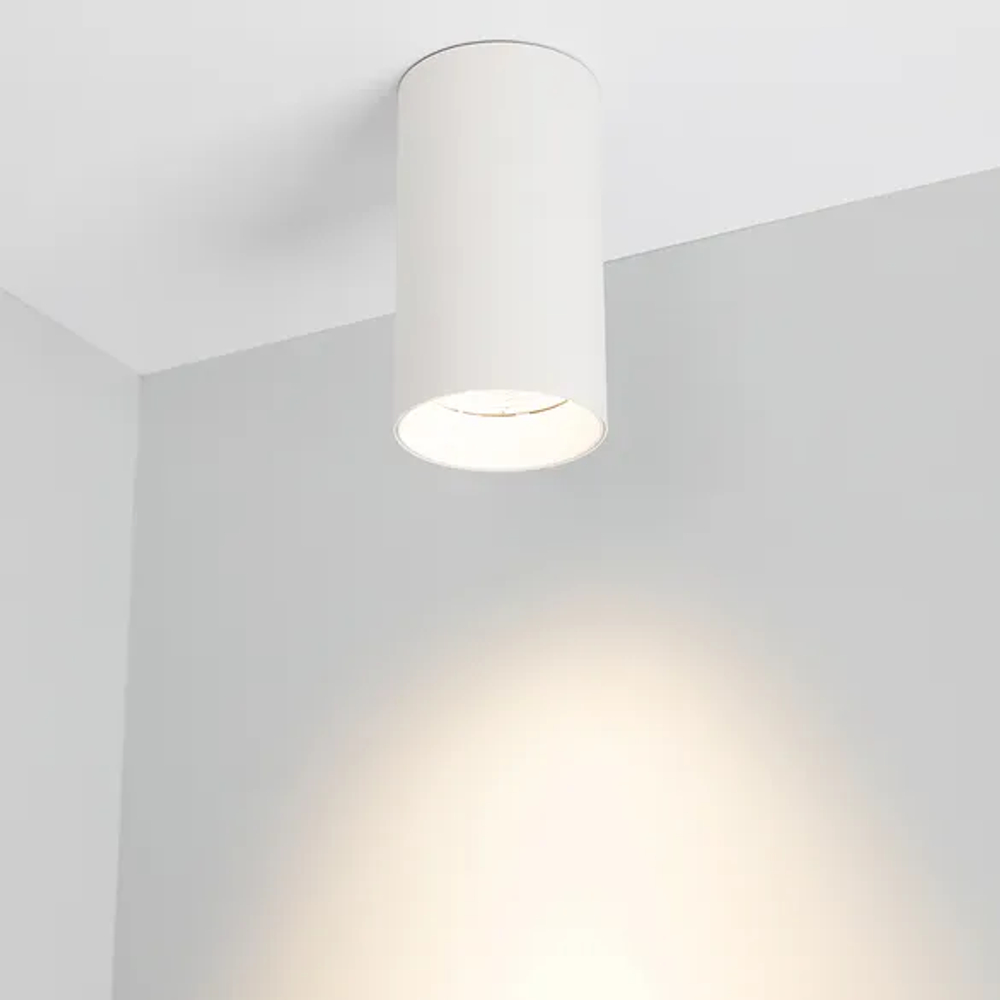 Светильник накладной SP-POLO-R85-1-15W Warm White 40deg (White, White Ring) (Arlight, IP20 Металл, 3 года) 022938