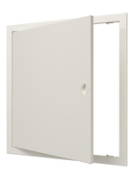 Люк ревизионный ЛР фланец 396х396  ручка 418х418 пластик Ivory EVECS