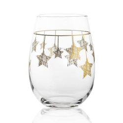 Набор стаканов для воды 6шт 500мл Krosno Золотые звезды