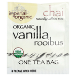 Uncle Lee's Tea, Imperial Organic, чай ройбуш с ванилью, без кофеина, 18 чайных пакетиков, 32,4 г (1,14 унции)