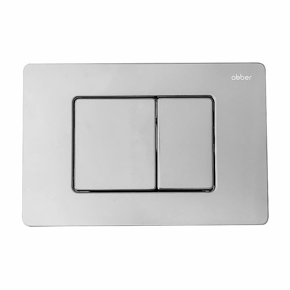 Унитаз подвесной Abber Rechteck AC1201MB-AC0105-AC0120 черный матовый, безободковый, с инсталляцией, с крышкой микролифт, с кнопкой хром