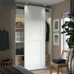 Шкаф-купе - IKEA PAX/GRIMO/ПАКС/ГРИМО ИКЕА, 150x66x236 см, белый