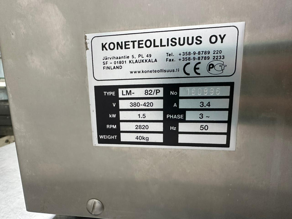 Мясорубка Koneteollisuus oy