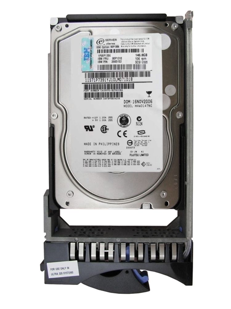 Жесткий диск IBM 73GB 10K U320 SCSI HS 17R6169