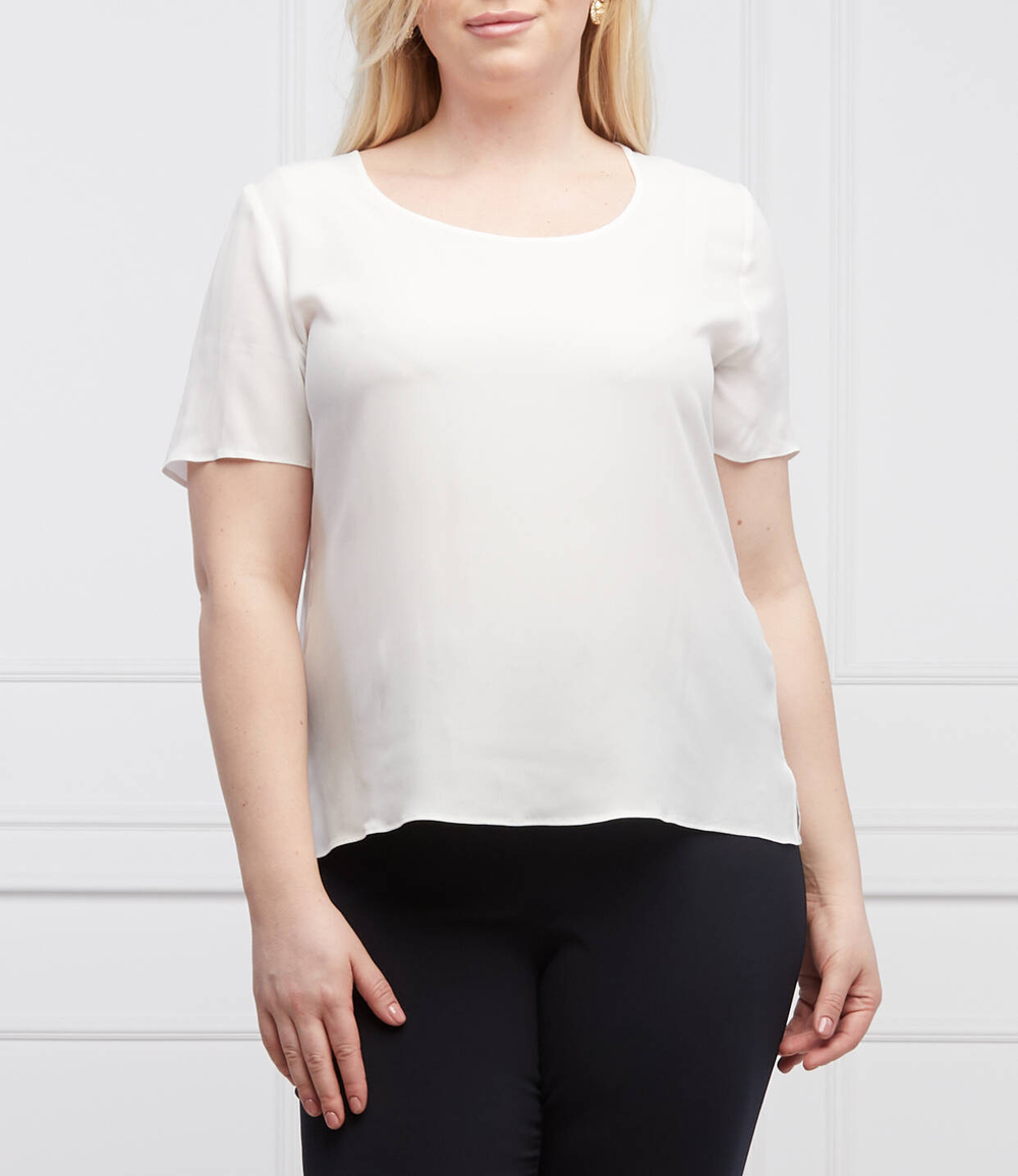 блузка bella plus size Persona by Marina Rinaldi - белый(1111362)