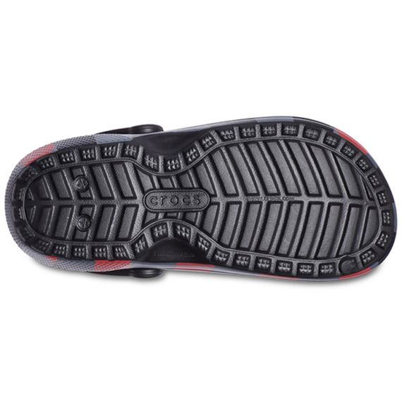Crocs Classic 'Black Red Gray'