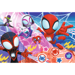 Puzzles -"60" - Heroic adventure / Spidey and his Amazing Friends Marvel