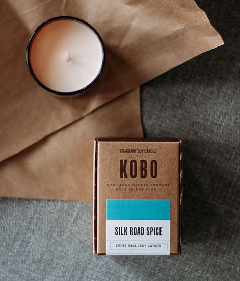 Silk Road Spice, свеча Woodblock, Kobo Candles