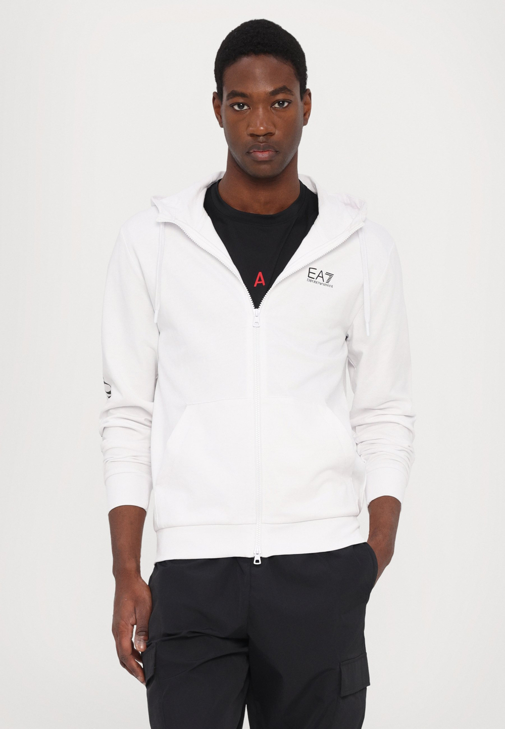 EA7 Emporio Armani UNISEX - Толстовка с капюшоном - Чёрный