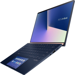 Ультрабук Asus Zenbook 14 UX434FQ-AI116T Royal Blue Core i7-10510U/16G/1Tb SSD/14; FHD IPS Touch/NV MX350 2G/WiFi/BT/ScreenPad 2.0/Win10 + чехол 90NB0RM3-M02620