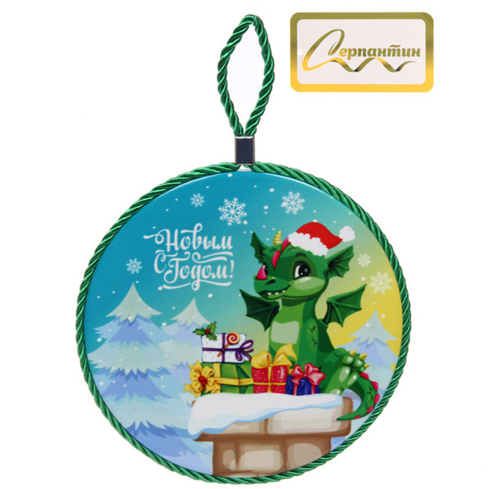 Подставка под горячее керамическая 16см «Хитрый Дракоша Чипа»