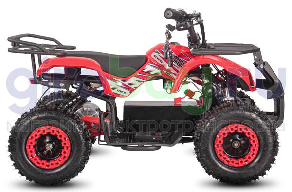 Детский электроквадроцикл WHITE SIBERIA SNEG MINI 1000W - Красный