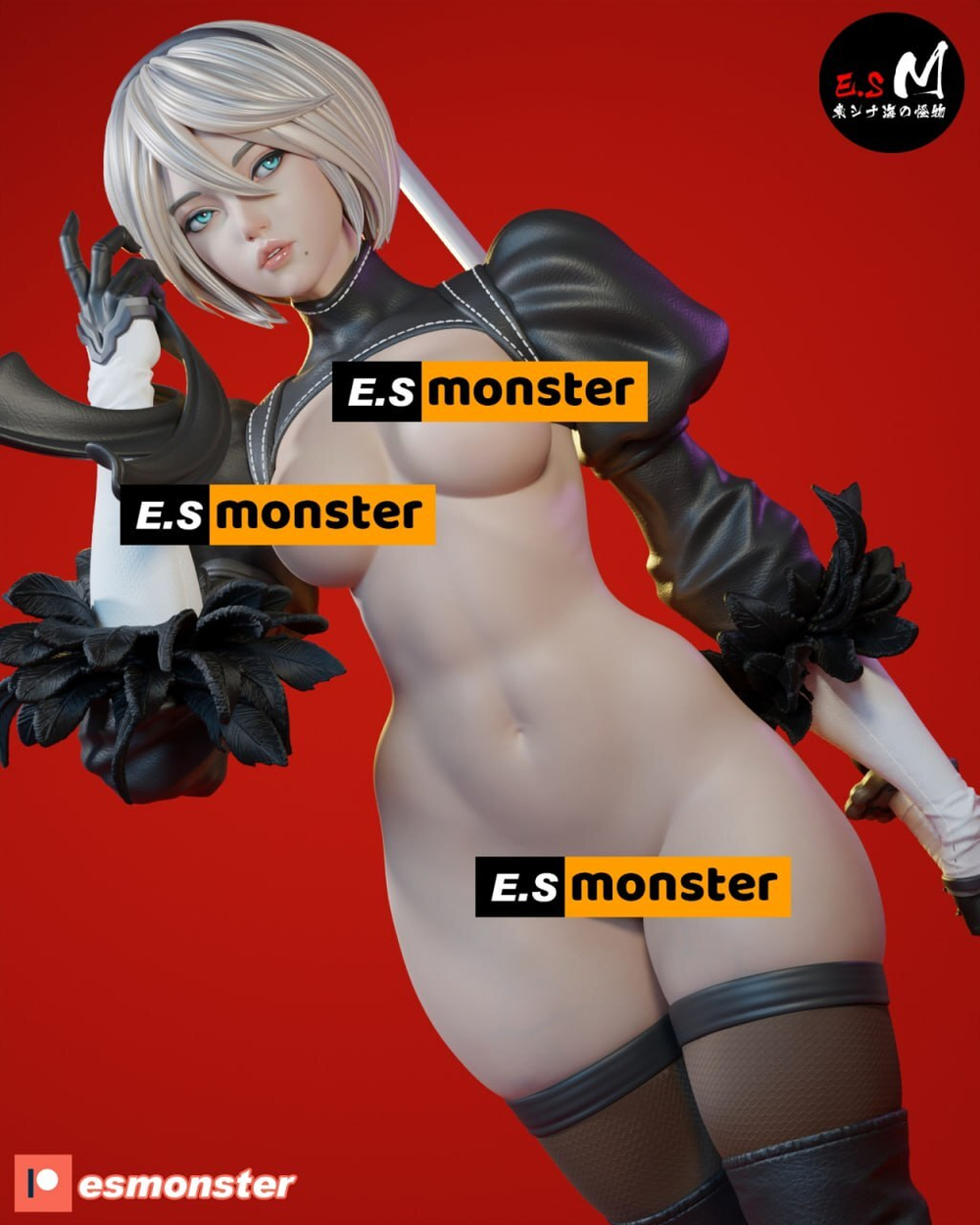 2B Андроид Йорха 2B Ниер: Автомата Фигурка