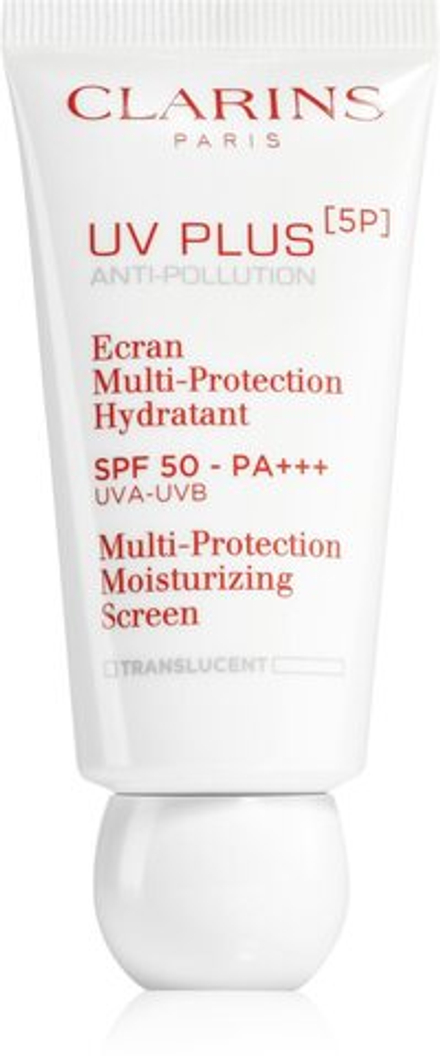 Clarins UV PLUS [5P] Anti-Pollution Translucent - многофункциональный увлажняющий крем /  SPF 50 30  ml  / GTIN 3380810424058
