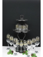 Барный набор 18 предметный с Бокалом