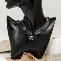 Котик домашний - ювелирная подвеска из серебра 925 пробы