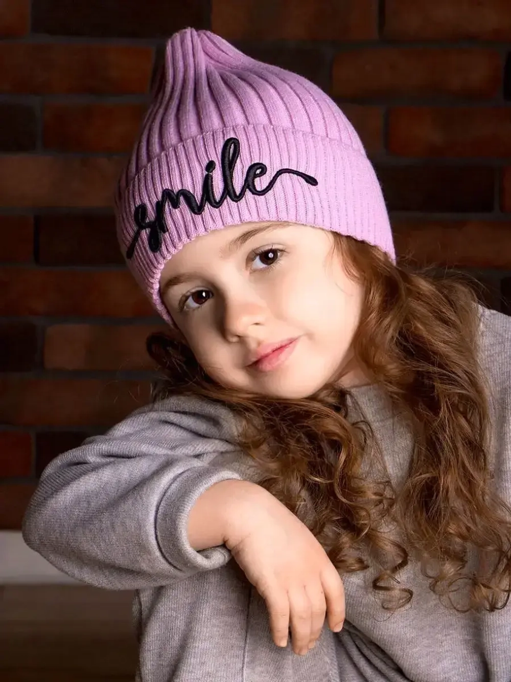 Шапка детская осенняя тыковка